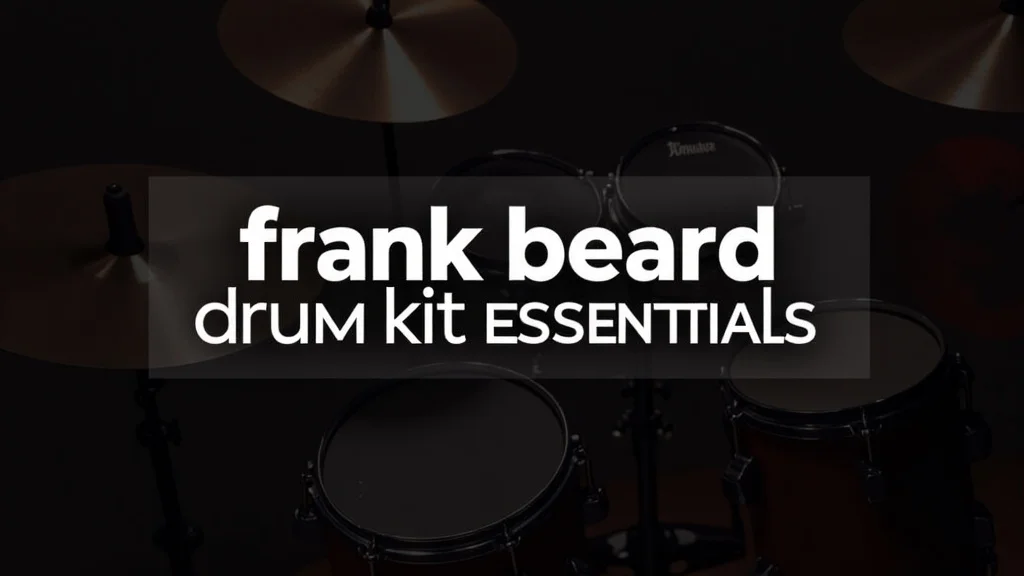 The image shows a drum kit, representing Frank Beard Drum Kit Essentials Explained.
